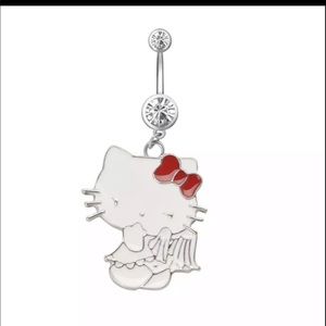 Hello Kitty Devil belly button/navel  ring
